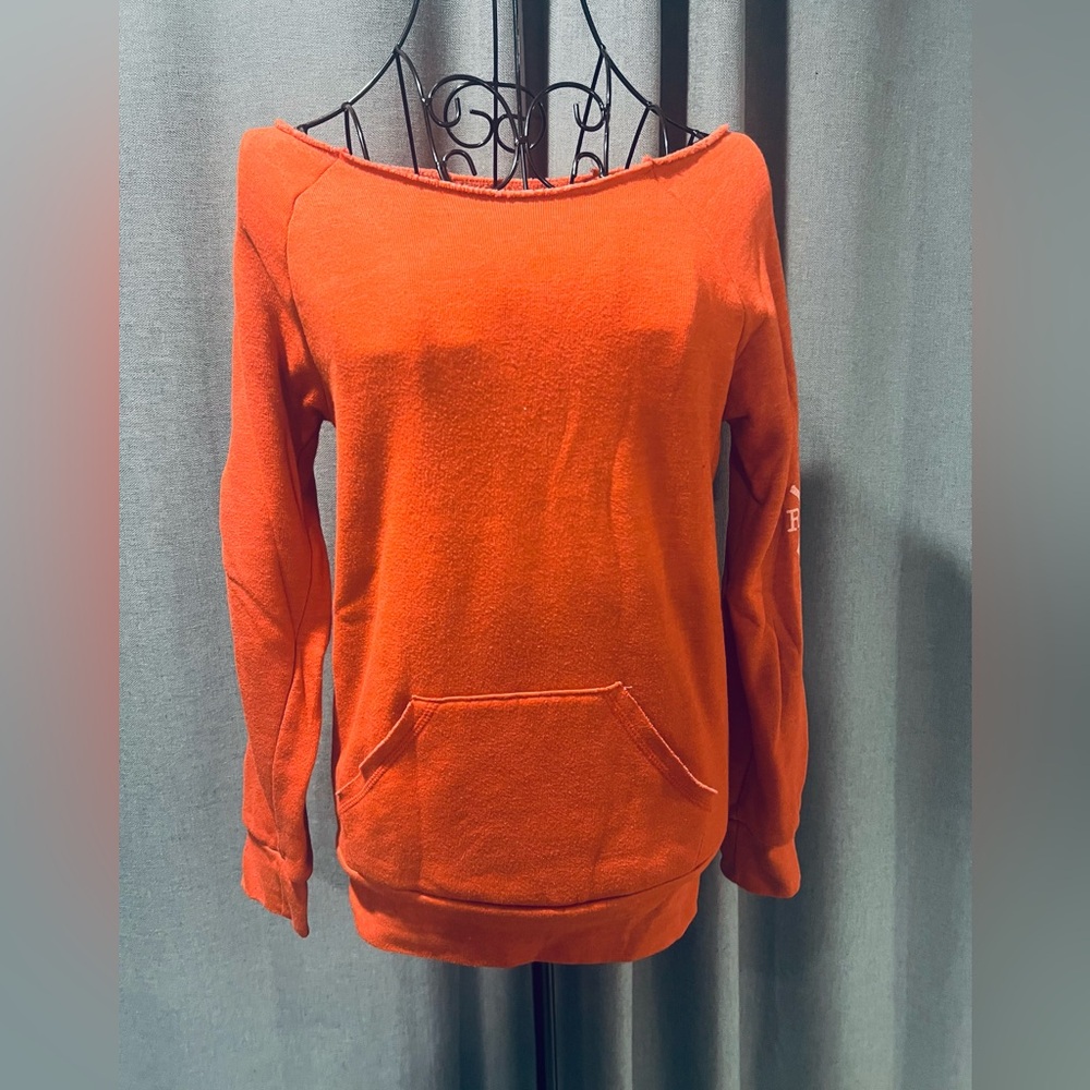 Women's Red Rugged Crew Neck Sweater
